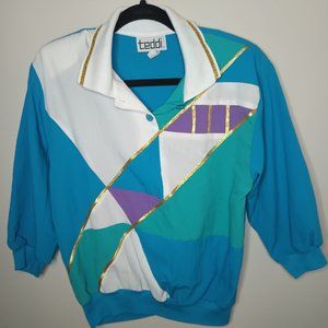 VINTAGE TEDDI wind breaker suit.